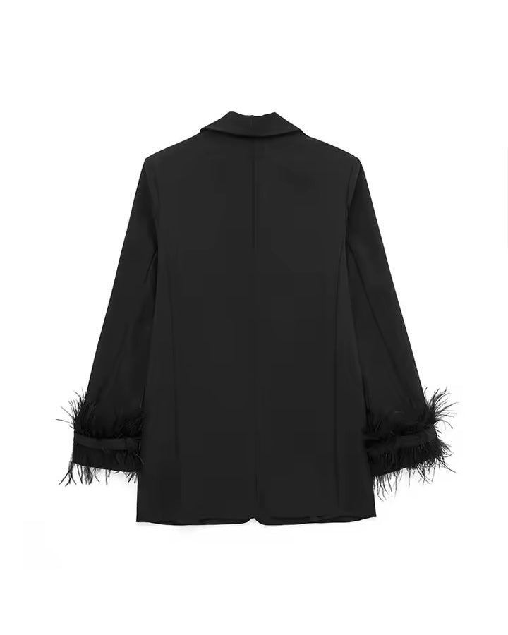 BLAZER NERO PIUME